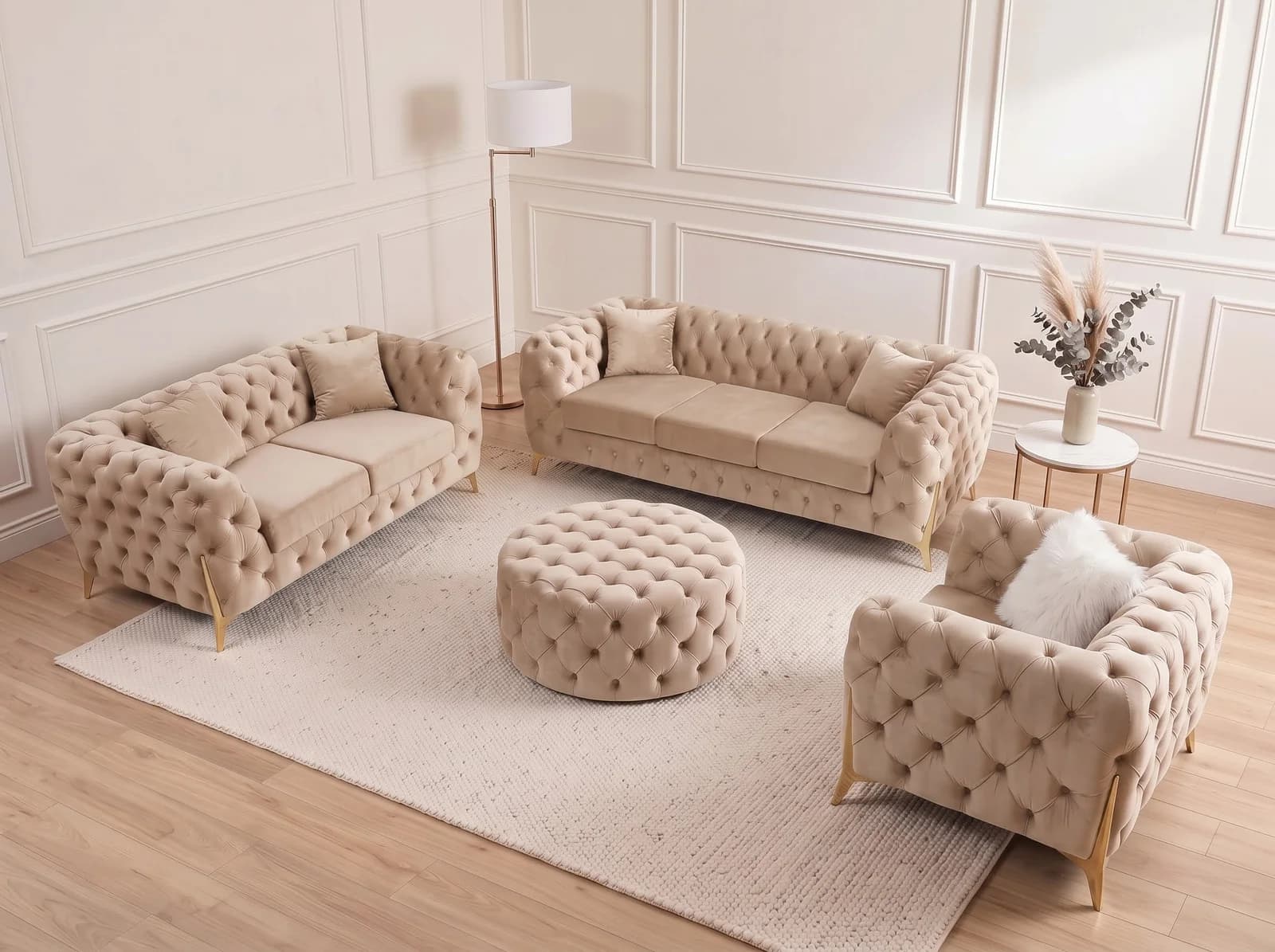 Atalian Chesterfield in Cream