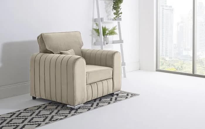 Lily Sofa 1 Seater in Beige