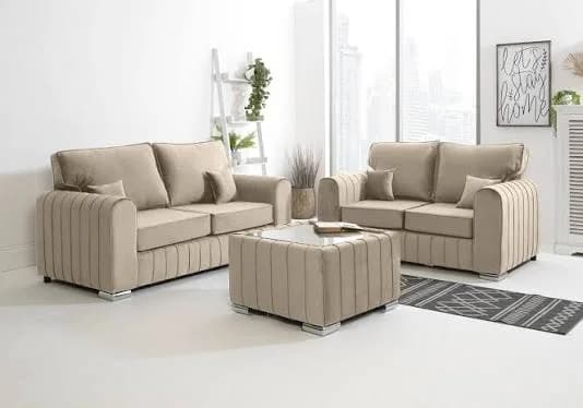 Lily Sofa Full Set in Beige