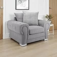 Verona Sofa 1 Seater in Grey